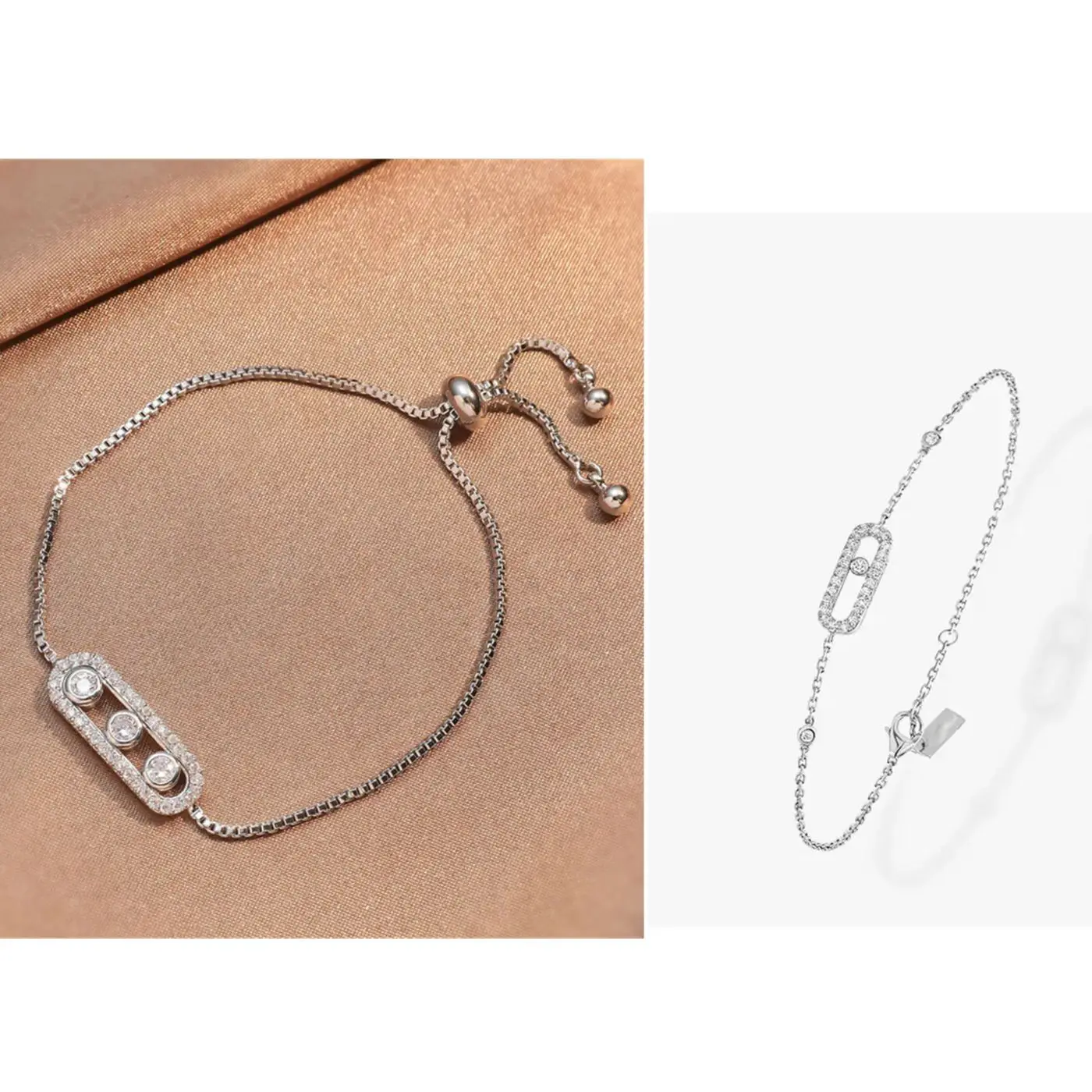 AB 2PCS Silver